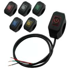 Switch Assembly – LED Button – On/Off – 22mm – Universal