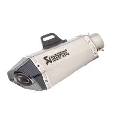 Akrapovi' Titanium Body Shark Style Exhaust with DB Killer